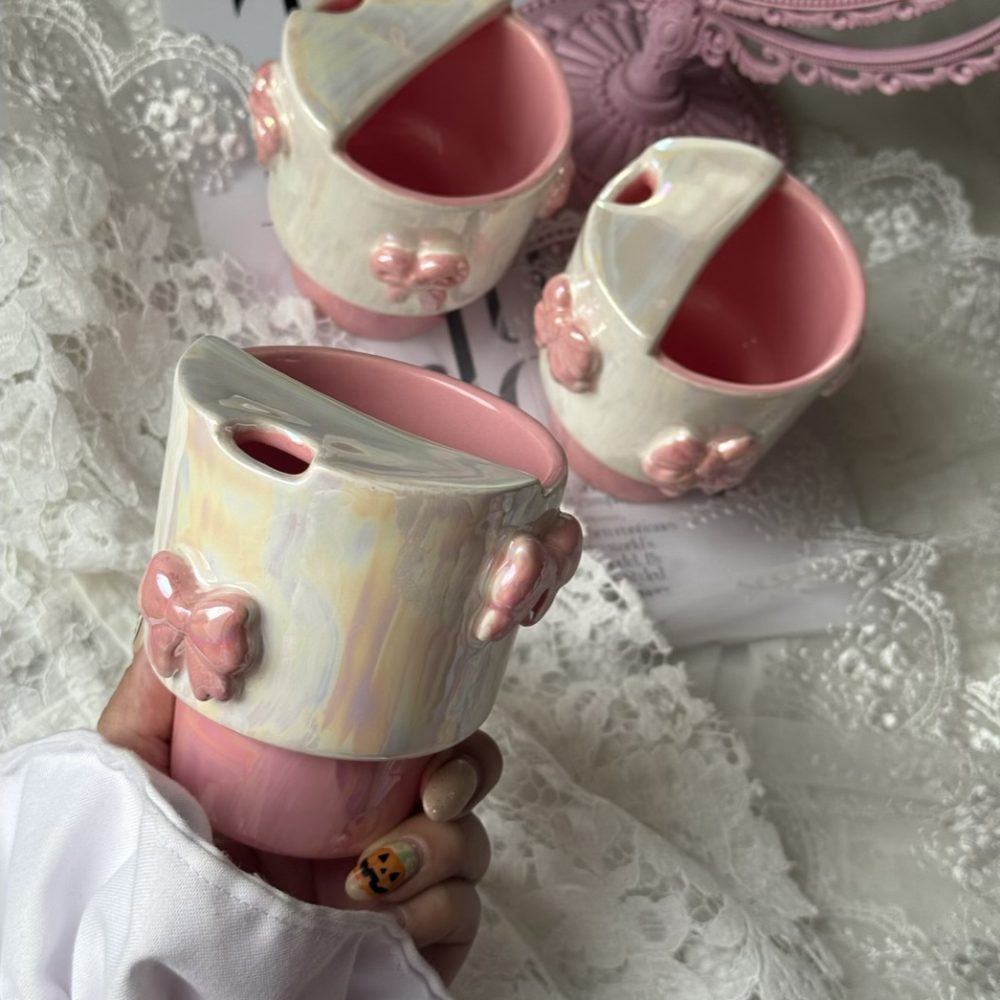 ماگ آسان نوش دار پاپیونی🎀